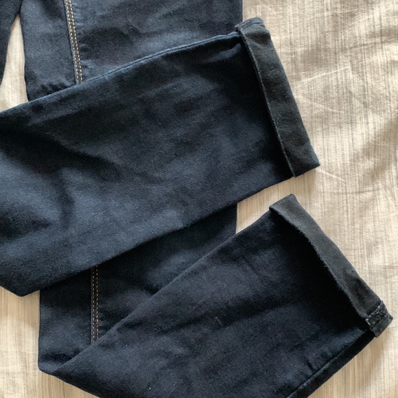 Ardene Dark Wash Cuffed Skinny Jeans - Picture 4 of 4